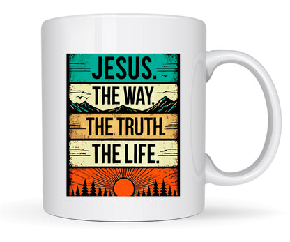 Cup/Mug 15 Ounce Jesus Way/Truth/Life