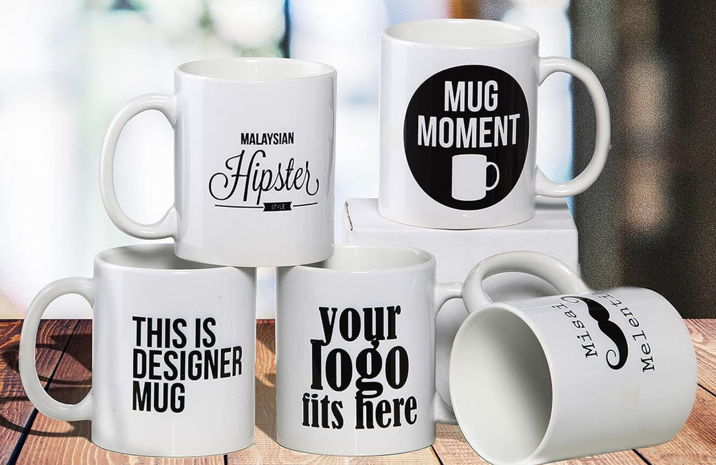 Custom Mugs (Upload your logo/Design)