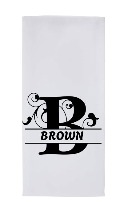 Custom Monogramed Kitchen Towels